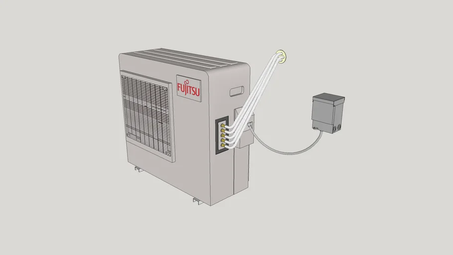 Fujitsu Mini-Split Heat Pump Outdoor Unit