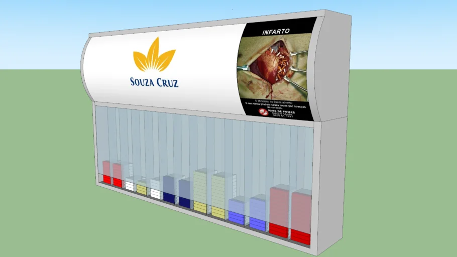EXPOSITOR DE CIGARRO - SOUZA CRUZ