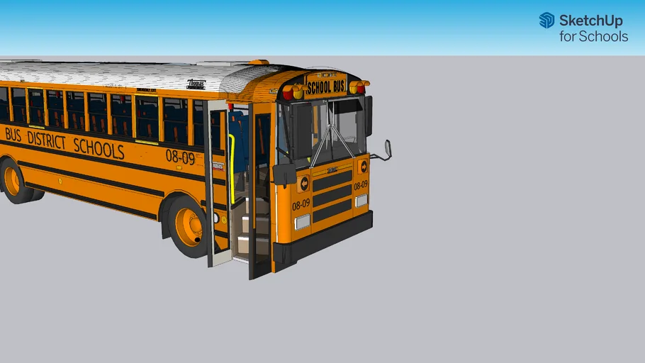 2008 Thomas Saf-T-Liner EF Bus 08-09