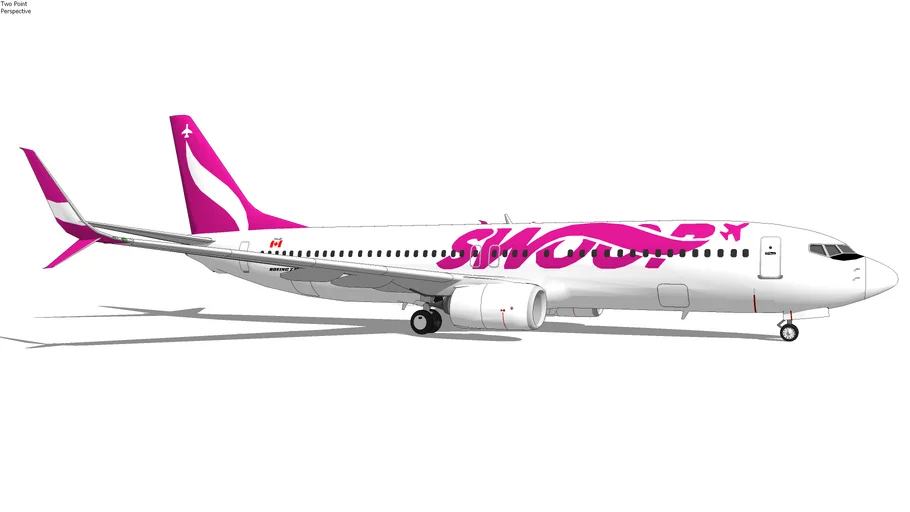 Swoop Airlines Boeing 737-8CT (2020) | 3D Warehouse