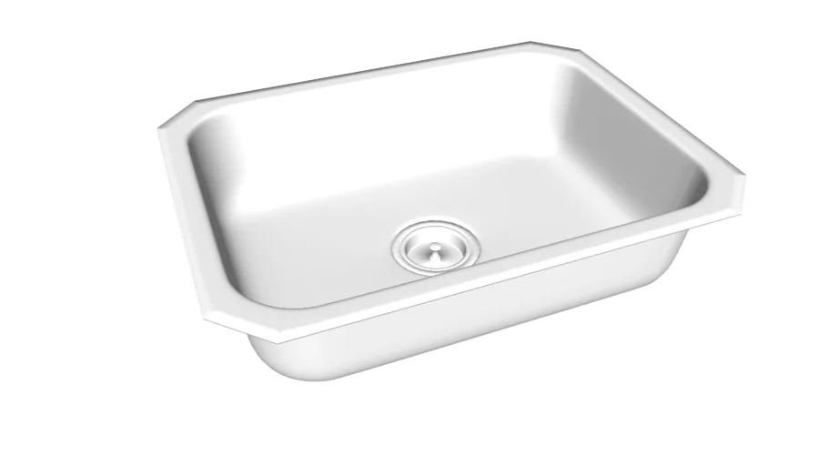 24738 McAllister(R) Under-Mount Single-Bowl Kitchen Sink, 23-3/8 inch x 17-11/16 inch x 5-15/16 inch