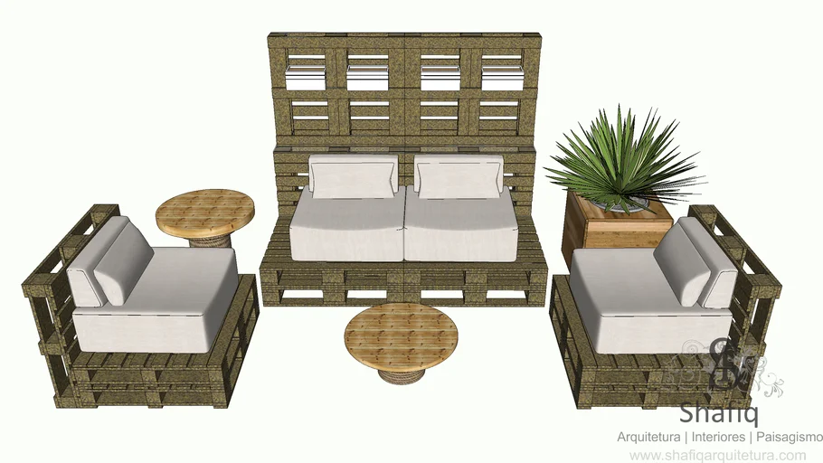 Balcony furniture for garden