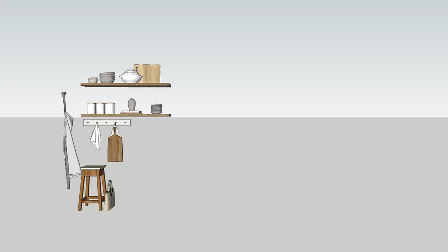 Kitchen shelves 2