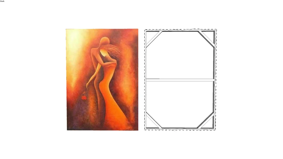QUADRO PINTURA A ÓLEO 