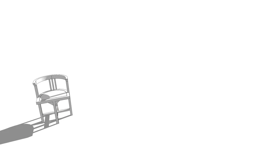 Wooden Chair with Ratan / Kursi Kayu dengan Rotan