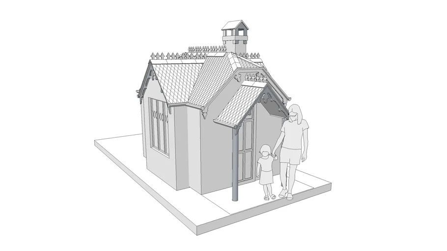 English Cottage Shed Playhouse