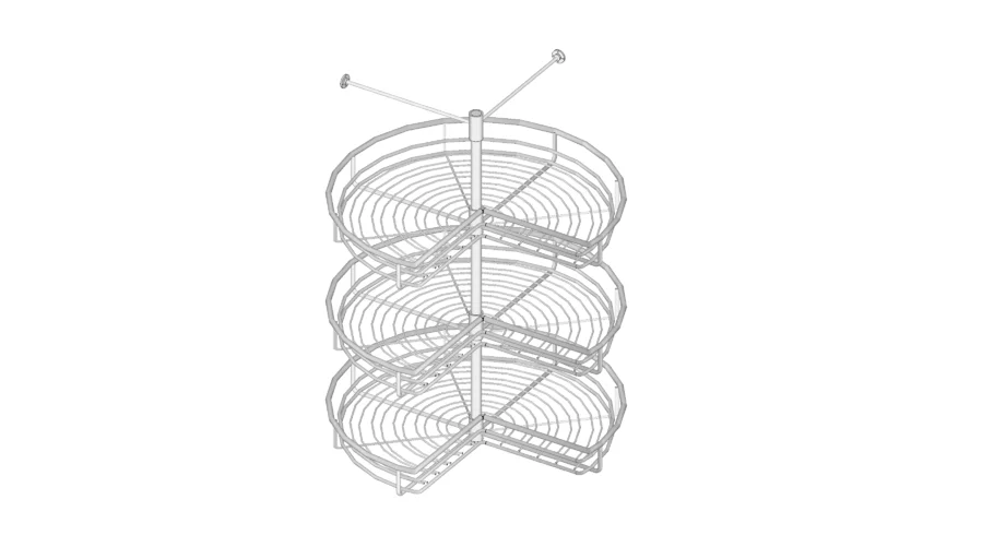 STAINLESS CORNER CONDIMENTS BASKET
