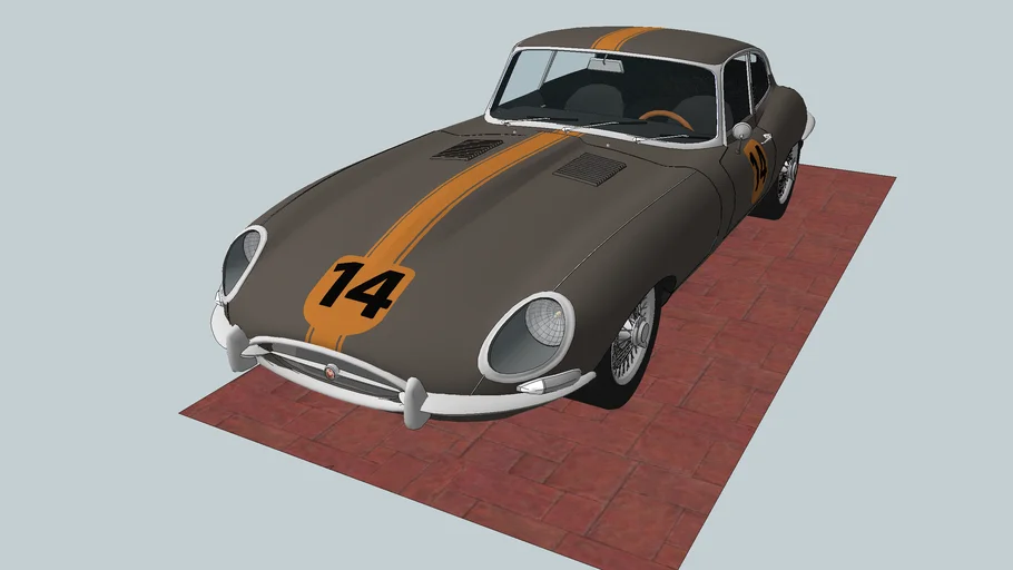 Peter Thorndyke's Jaguar from The Love Bug