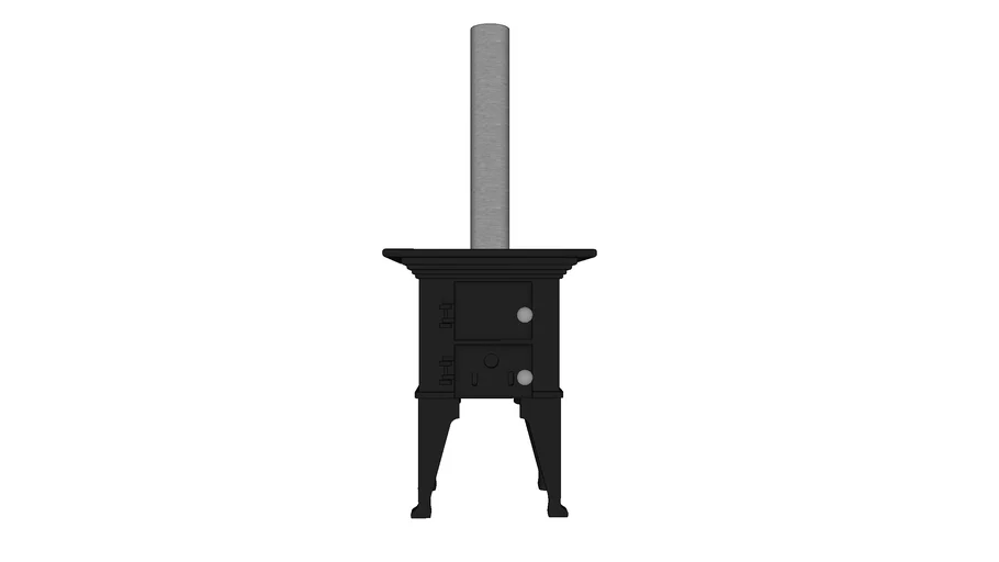 Fogão A Lenha De Ferro Fundido