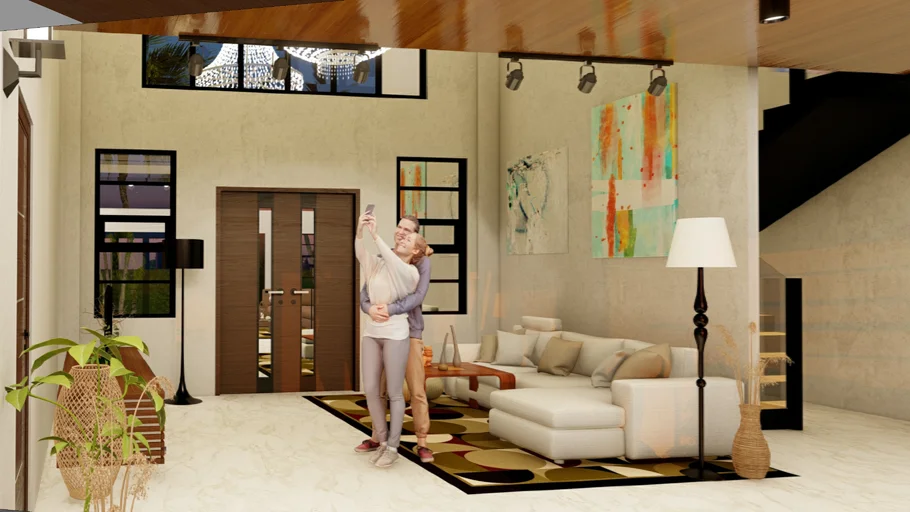 RESIDENTIAL HOUSE FULL INTERIOR 