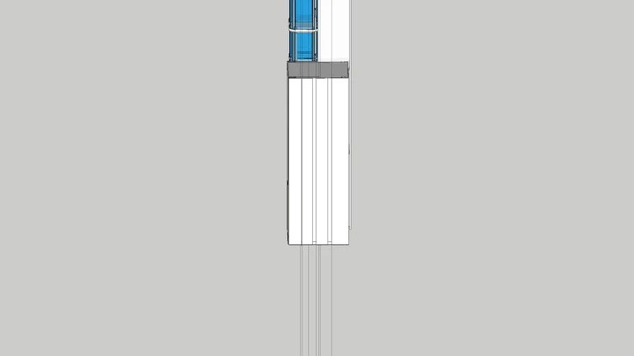 steel structure elevator glass
