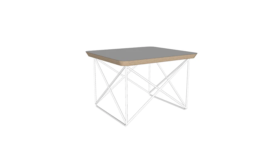 Eames Wire Base Low Table | 3D Warehouse