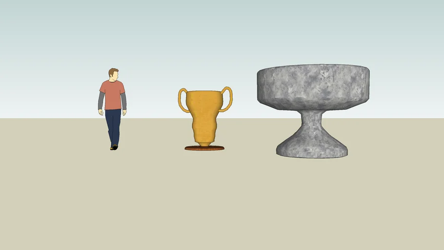 tropy and water foutain