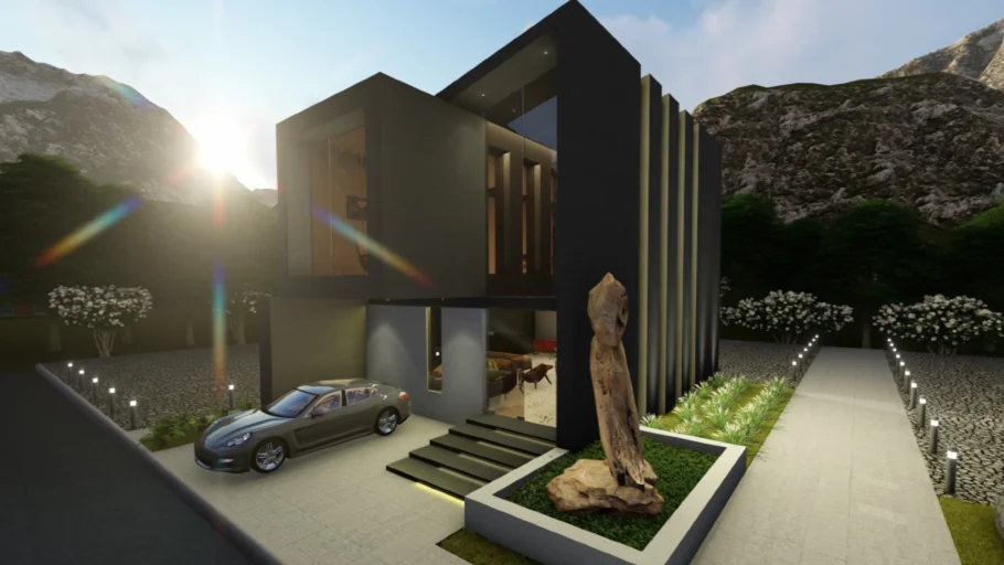 MODERN DREAM HOUSE 3D MODEL