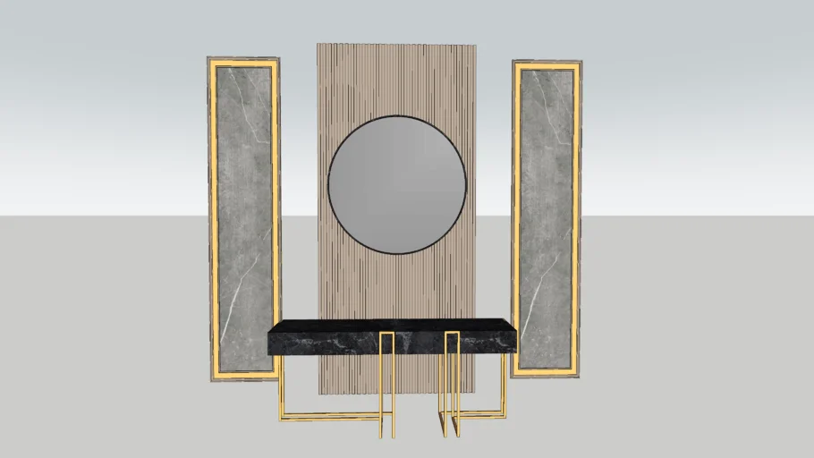 CONSOLE TABLE WALL DESİGN