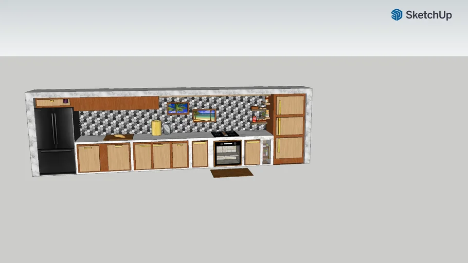 mid Century kitchenette
