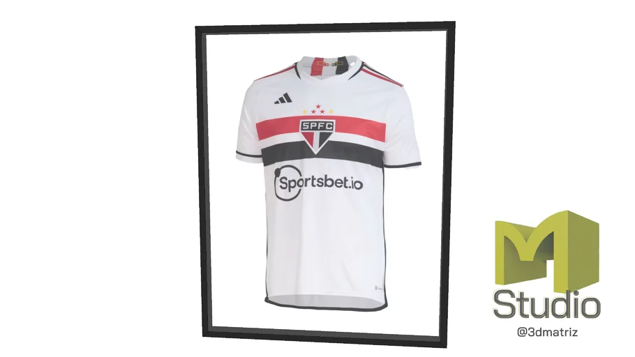 Quadro camiseta São Paulo