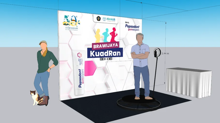 Photo booth Pepsodent sensitive