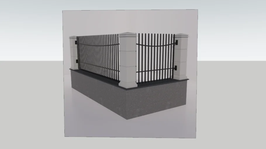 Modern fence