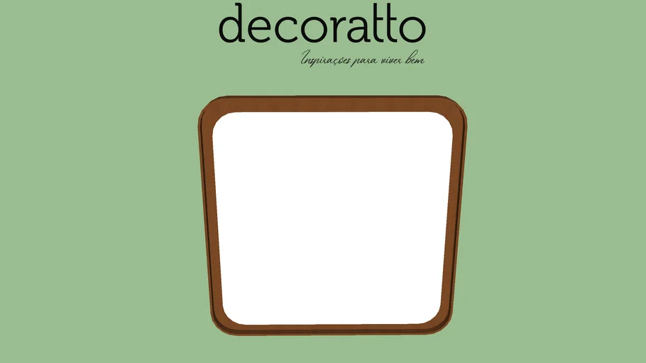 ESPELHO DECORATTO NARCISO QUAD