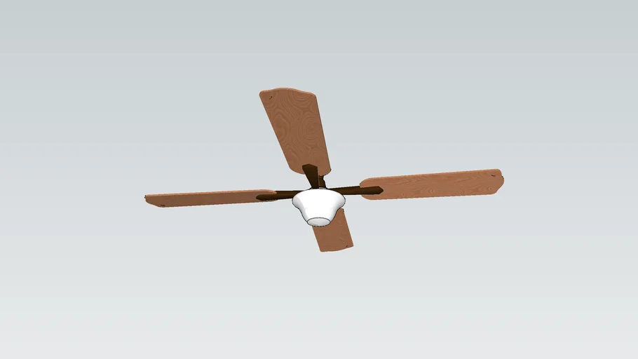 Ceiling Fan w/ Classic light animated