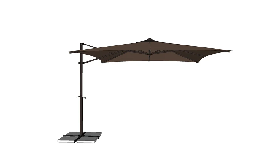 Ombrellone Lateral AG5 Quadrado 3x3m