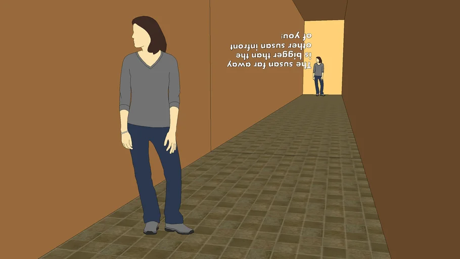 Hallway (Optical Illusion)