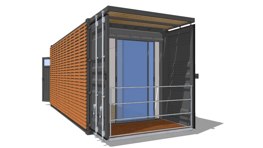 20ft Shipping container home / Container aménagé studio