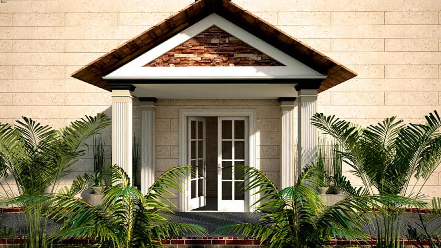 Portico Main Entrance
