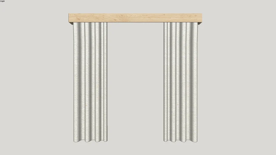 Linen curtains