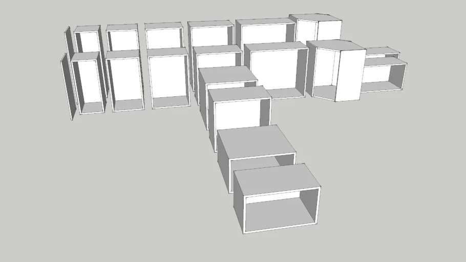 Ikea Faktum wall kitchen cabinets (precise measurements)