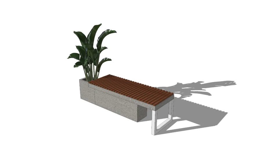 CITYSCAPE II OUTDOOR BENCH