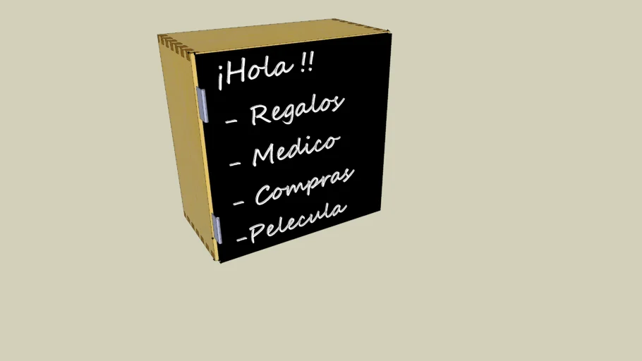 caja pizarra