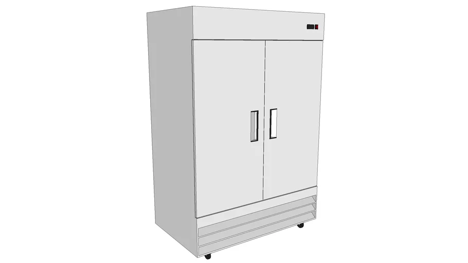 Avantco A-49R-HC 54 Solid Door Reach-In Refrigerator