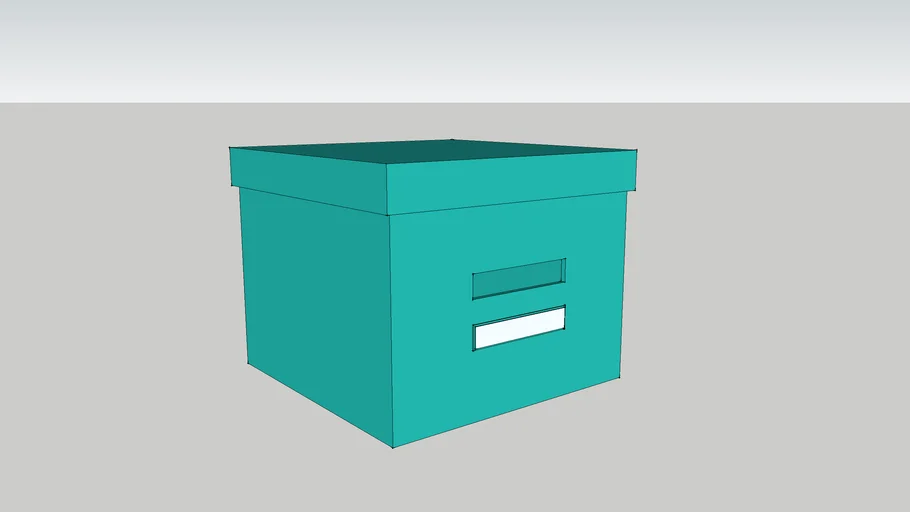 IKEA TJENA låda med lock