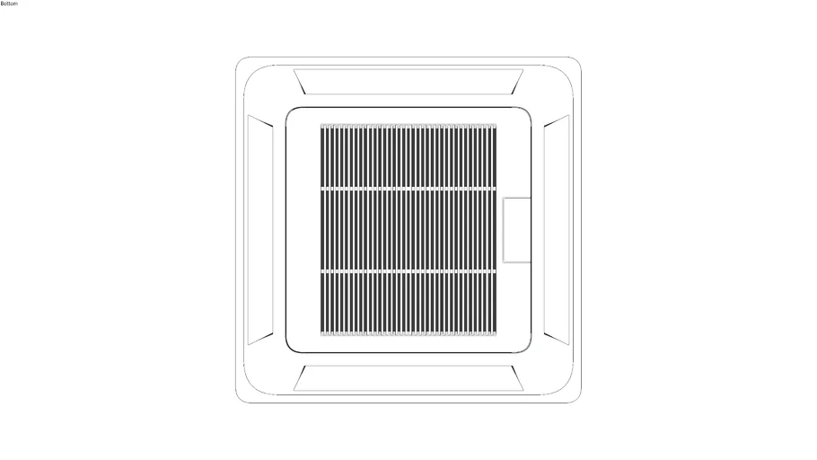 Cassette central ac unit