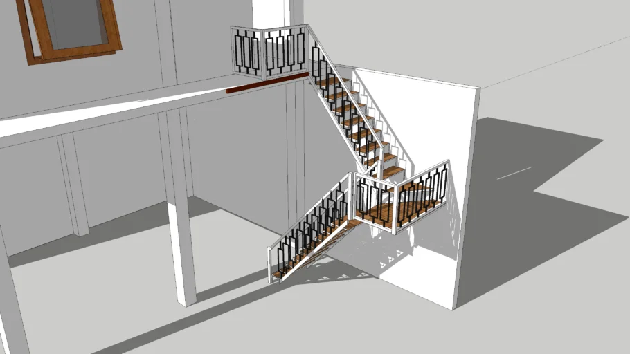 U stairs