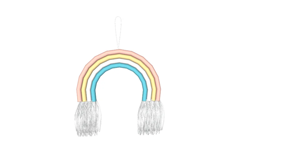 Wall decor kids rainbow