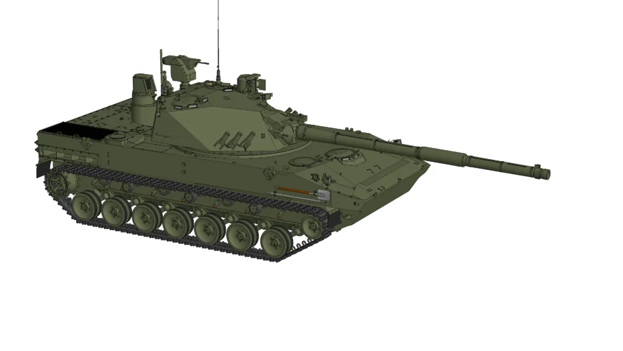 【War Thunder】2S25M Sprut-SDM 3D MODEL