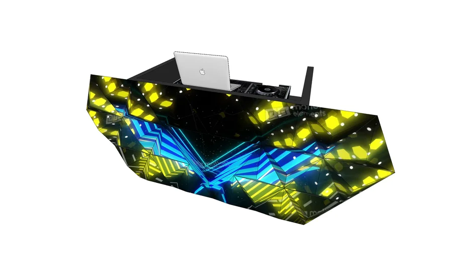 DJ Console with LED Panel