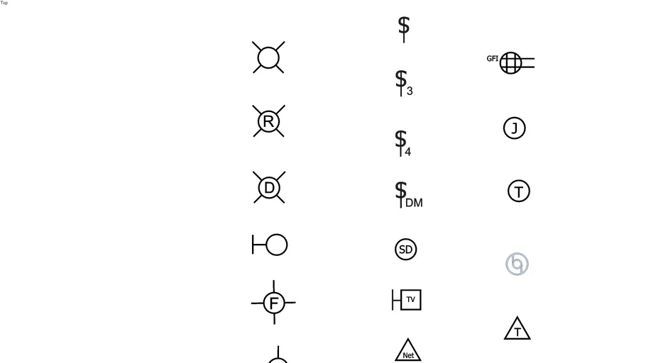2D Electrical Symbols