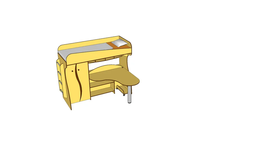 Bad with computer table