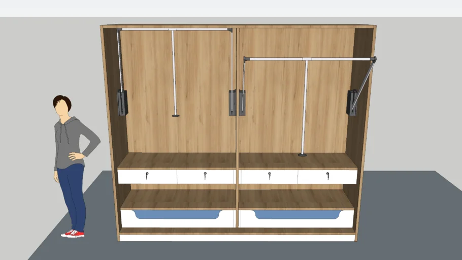Wardrobe LIFT /LIFT SIDE MOUNT/CLOTH PULL DOWN/ wardrobe accessories