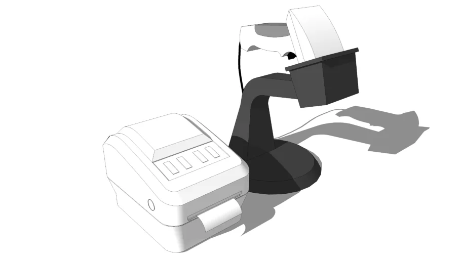 Barcode Scanner and Lable Printer
