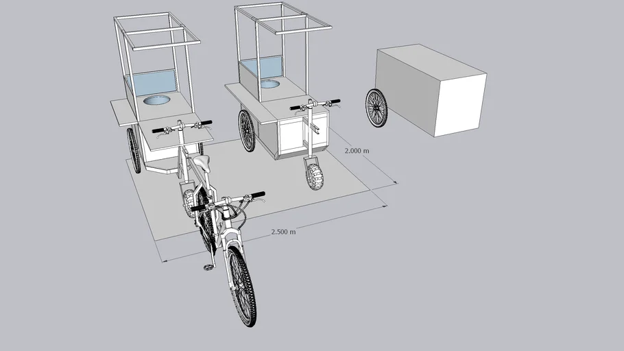 lollipops fried chicken cart
