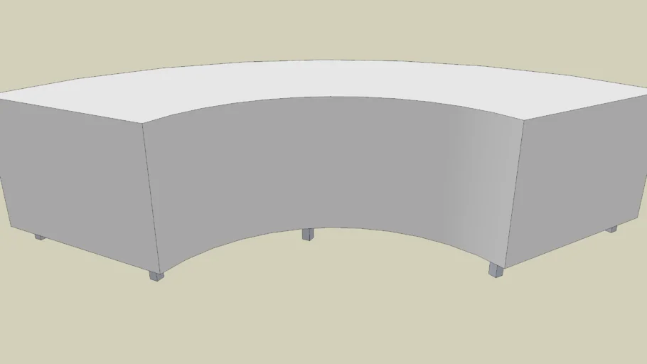 quarter circle sofa/ sectional