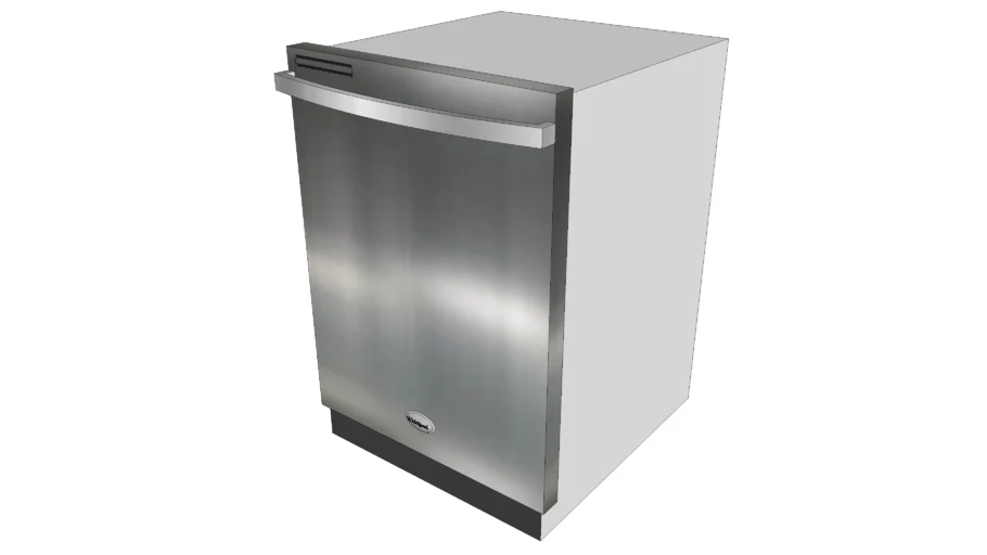 LAVAPLATOS AUTOMATICO  WHIRLPOOL ACERO