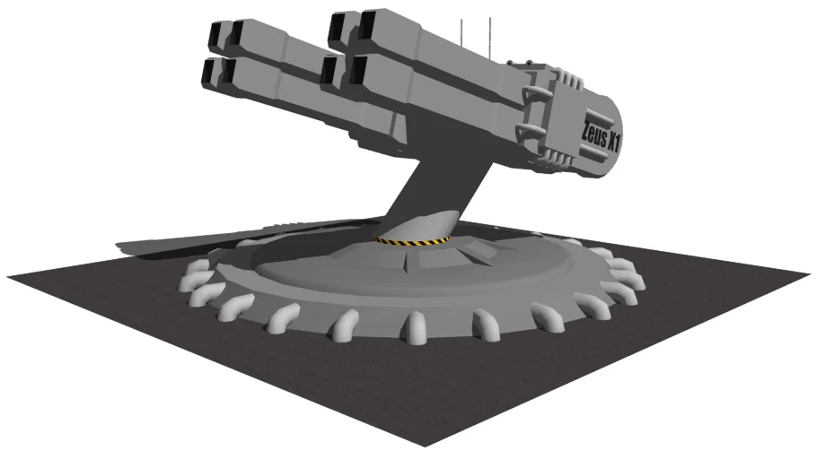 Zeus X1 (Anti Aircraft Gauss Cannon)