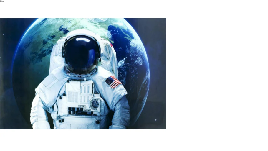 51521 Picture Glas Astronaut 120x180cm