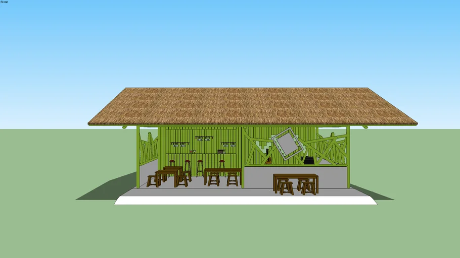 warung kopi bambu